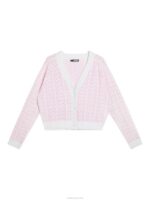 Hanna Knitted Cardigan White Women J.Lindeberg Clothing 66XF1812 - Image 7