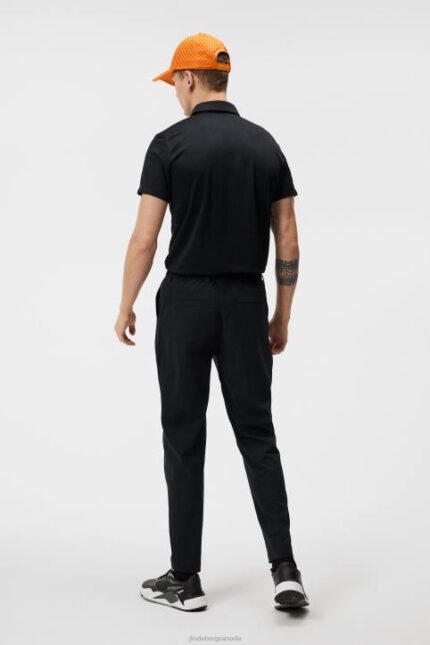 Harris Pant Black Men J.Lindeberg Clothing 66XF447