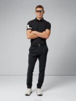 Heath Golf Polo Black Men J.Lindeberg Clothing 66XF348 - Image 2