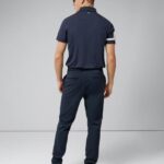 Heath Golf Polo Navy Men J.Lindeberg Clothing 66XF350