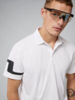 Heath Golf Polo White Men J.Lindeberg Clothing 66XF349 - Image 3
