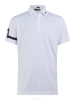 Heath Golf Polo White Men J.Lindeberg Clothing 66XF349 - Image 4