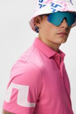 Heath Polo Azalea Pink Men J.Lindeberg Clothing 66XF145 - Image 3