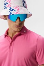 Heath Polo Azalea Pink Men J.Lindeberg Clothing 66XF145 - Image 4