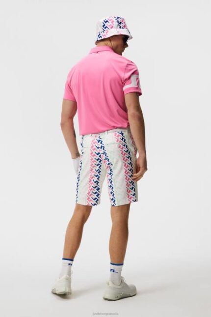Heath Polo Azalea Pink Men J.Lindeberg Clothing 66XF145