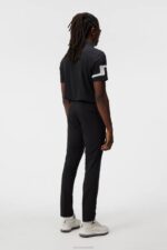 Heath Polo Black Men J.Lindeberg Clothing 66XF128 - Image 2