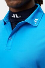 Heath Polo Brilliant Blue Men J.Lindeberg Clothing 66XF296 - Image 2