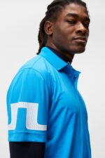 Heath Polo Brilliant Blue Men J.Lindeberg Clothing 66XF296