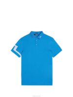 Heath Polo Brilliant Blue Men J.Lindeberg Clothing 66XF296 - Image 3