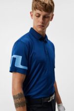 Heath Polo Estate Blue Men J.Lindeberg Clothing 66XF122 - Image 4