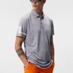 Heath Polo Grey Melange Men J.Lindeberg Clothing 66XF127