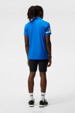 Heath Polo Lapis Blue Men J.Lindeberg Clothing 66XF292