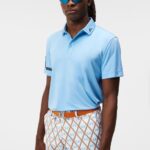 Heath Polo Little Boy Blue Men J.Lindeberg Clothing 66XF124