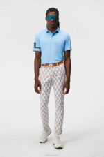 Heath Polo Little Boy Blue Men J.Lindeberg Clothing 66XF124 - Image 3