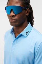 Heath Polo Little Boy Blue Men J.Lindeberg Clothing 66XF124 - Image 5