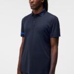 Heath Polo Navy Men J.Lindeberg Clothing 66XF126