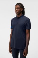 Heath Polo Navy Men J.Lindeberg Clothing 66XF126