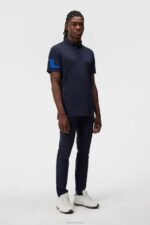 Heath Polo Navy Men J.Lindeberg Clothing 66XF126 - Image 3