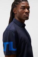 Heath Polo Navy Men J.Lindeberg Clothing 66XF126 - Image 4