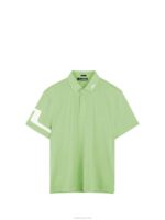 Heath Polo Patina Green Men J.Lindeberg Clothing 66XF293 - Image 4