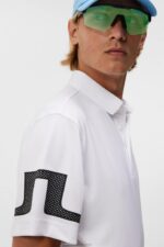 Heath Polo White Men J.Lindeberg Clothing 66XF129 - Image 4