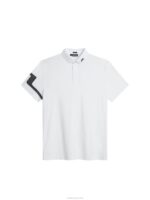 Heath Polo White Men J.Lindeberg Clothing 66XF129 - Image 6