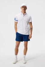 Heath Polo White Men J.Lindeberg Clothing 66XF146 - Image 2