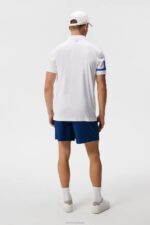 Heath Polo White Men J.Lindeberg Clothing 66XF146
