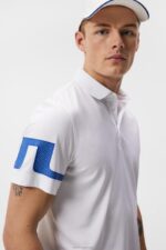 Heath Polo White Men J.Lindeberg Clothing 66XF146 - Image 3