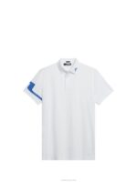 Heath Polo White Men J.Lindeberg Clothing 66XF146 - Image 5