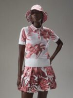 Hedda Knitted Polo Hibiscus Pink Women J.Lindeberg Clothing 66XF1902
