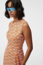 Helena Print Dress Exuberance Diamond Women J.Lindeberg Clothing 66XF1564 - Image 4