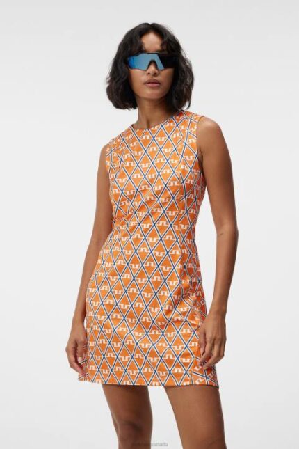 Helena Print Dress Exuberance Diamond Women J.Lindeberg Clothing 66XF1564