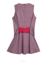 Helena Print Dress Micro Bridge Rose Red Women J.Lindeberg Clothing 66XF1565 - Image 2