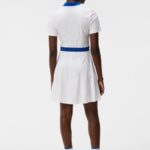 Helga Dress White Women J.Lindeberg Clothing 66XF1600