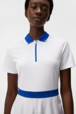 Helga Dress White Women J.Lindeberg Clothing 66XF1600 - Image 3