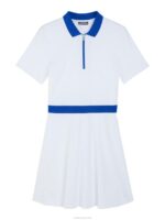 Helga Dress White Women J.Lindeberg Clothing 66XF1600 - Image 5