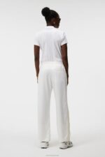 Henrietta Debossed Polo White Women J.Lindeberg Clothing 66XF1425 - Image 2