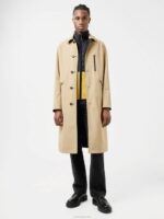 Herbert Reversible Mac Coat Batique Khaki Men J.Lindeberg Clothing 66XF2464