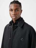 Herbert Reversible Mac Coat Batique Khaki Men J.Lindeberg Clothing 66XF2464 - Image 6