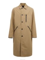 Herbert Reversible Mac Coat Batique Khaki Men J.Lindeberg Clothing 66XF2464 - Image 7