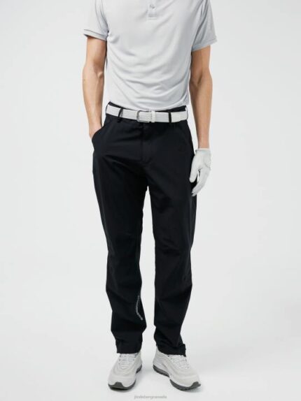 Hills Golf Rain Pant Black Men J.Lindeberg Clothing 66XF2222