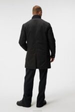 Hollis Padded Coat Black Men J.Lindeberg Clothing 66XF916 - Image 2