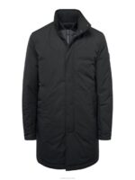 Hollis Tech Padded Coat Black Men J.Lindeberg Clothing 66XF2408 - Image 5