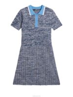 Holly Knitted Dress Estate Blue Women J.Lindeberg Clothing 66XF1555 - Image 6
