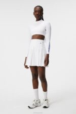 Holly Top White Women J.Lindeberg Clothing 66XF1390 - Image 2