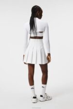 Holly Top White Women J.Lindeberg Clothing 66XF1390