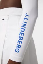 Holly Top White Women J.Lindeberg Clothing 66XF1390 - Image 4