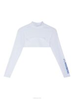 Holly Top White Women J.Lindeberg Clothing 66XF1390 - Image 5