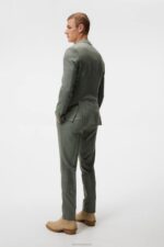 Hopper Active Hopsack Blazer Aloe Men J.Lindeberg Clothing 66XF1225 - Image 2